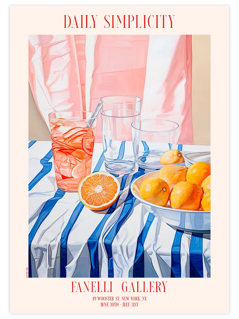 Daily Simplicity N2 - Art Print Sanatsal Poster