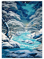 River of Okinawa - Art Print