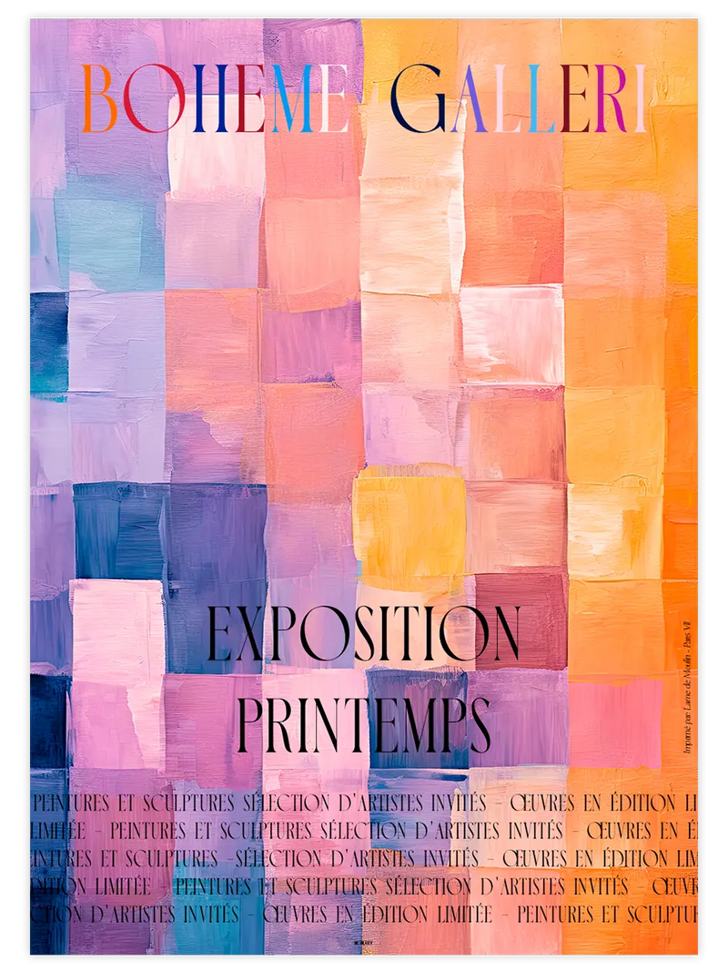Boheme Galleri N7 - Art Print Sanatsal Poster