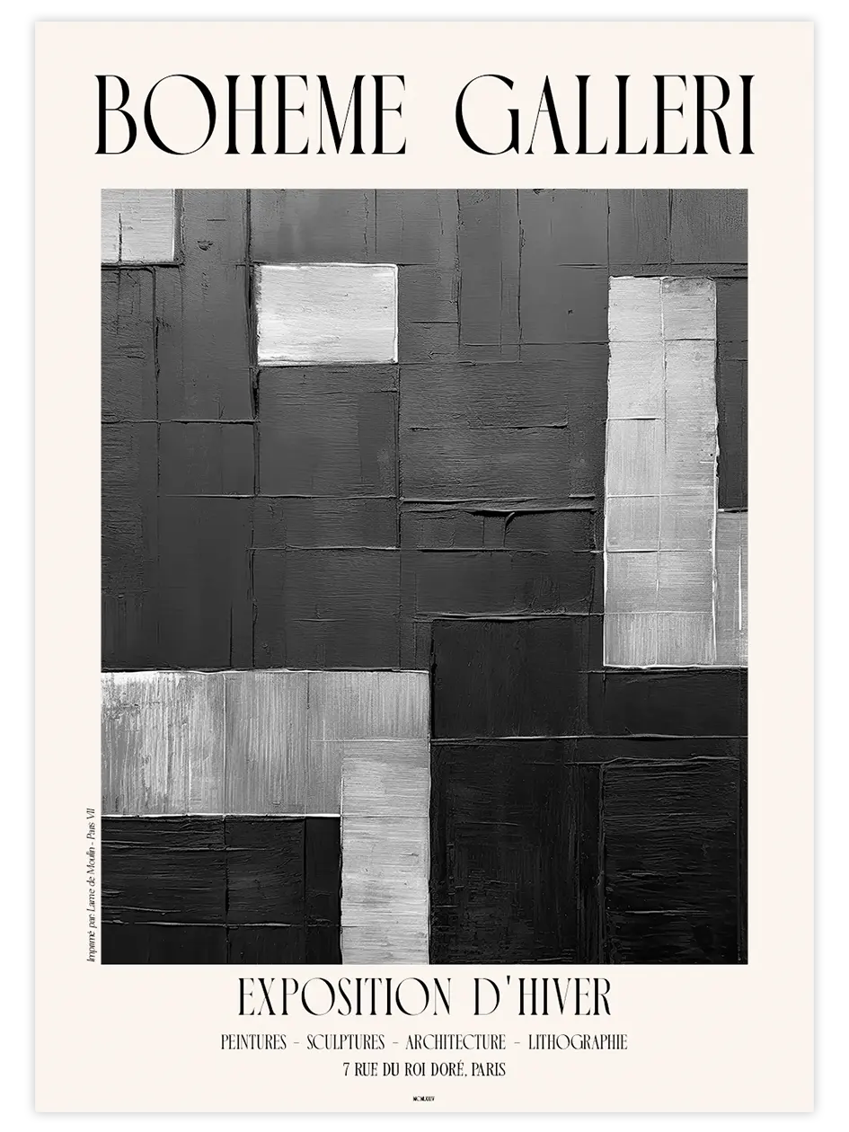 Boheme Galleri N4 - Art Print Sanatsal Poster