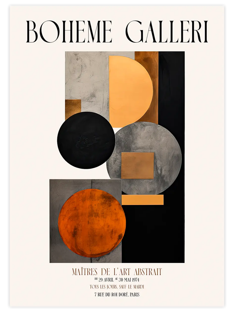 Boheme Galleri N6 - Art Print Sanatsal Poster