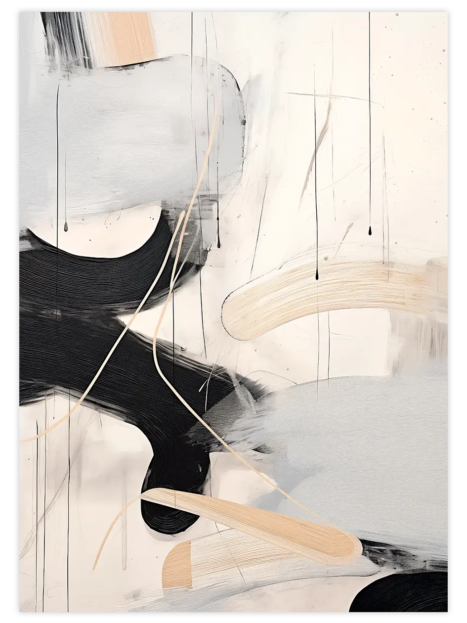 Mouvement N2 - Art Print Sanatsal Poster