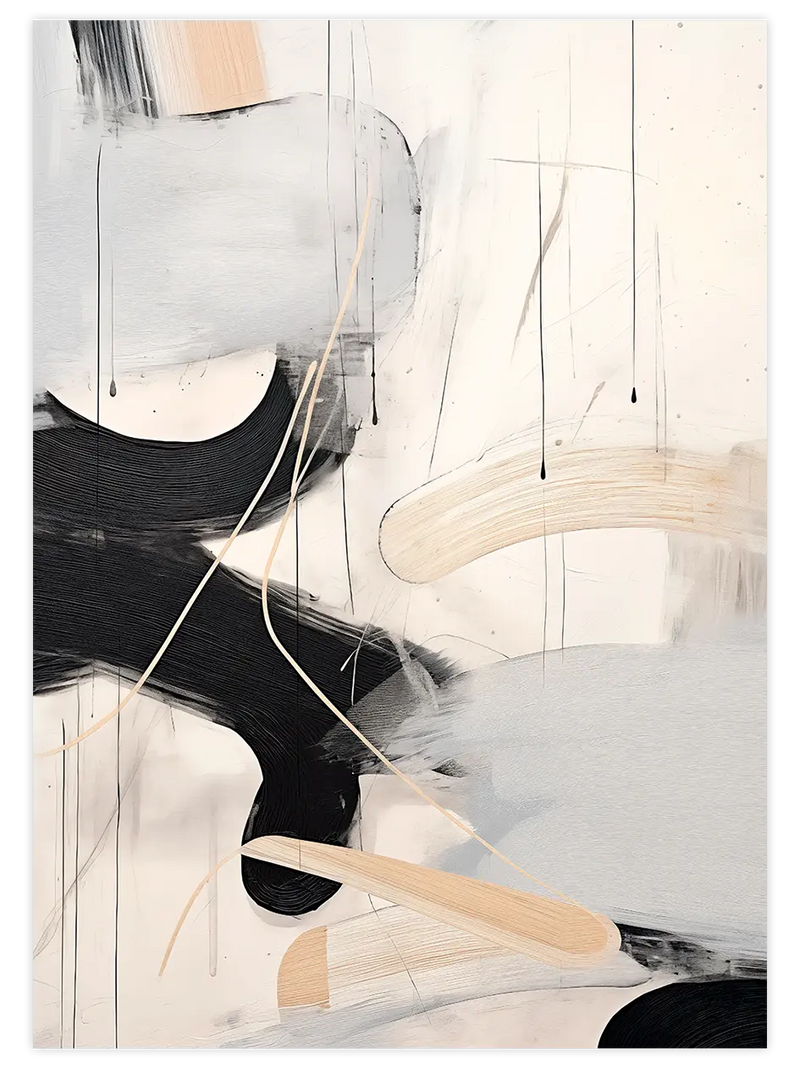 Mouvement N2 - Art Print Sanatsal Poster