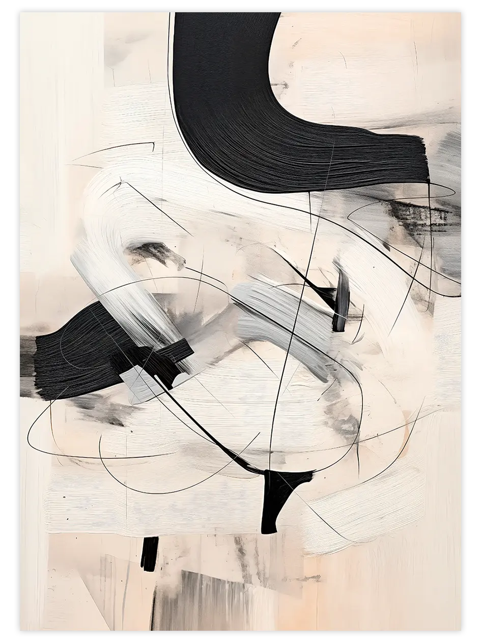 Mouvement - Art Print Sanatsal Poster