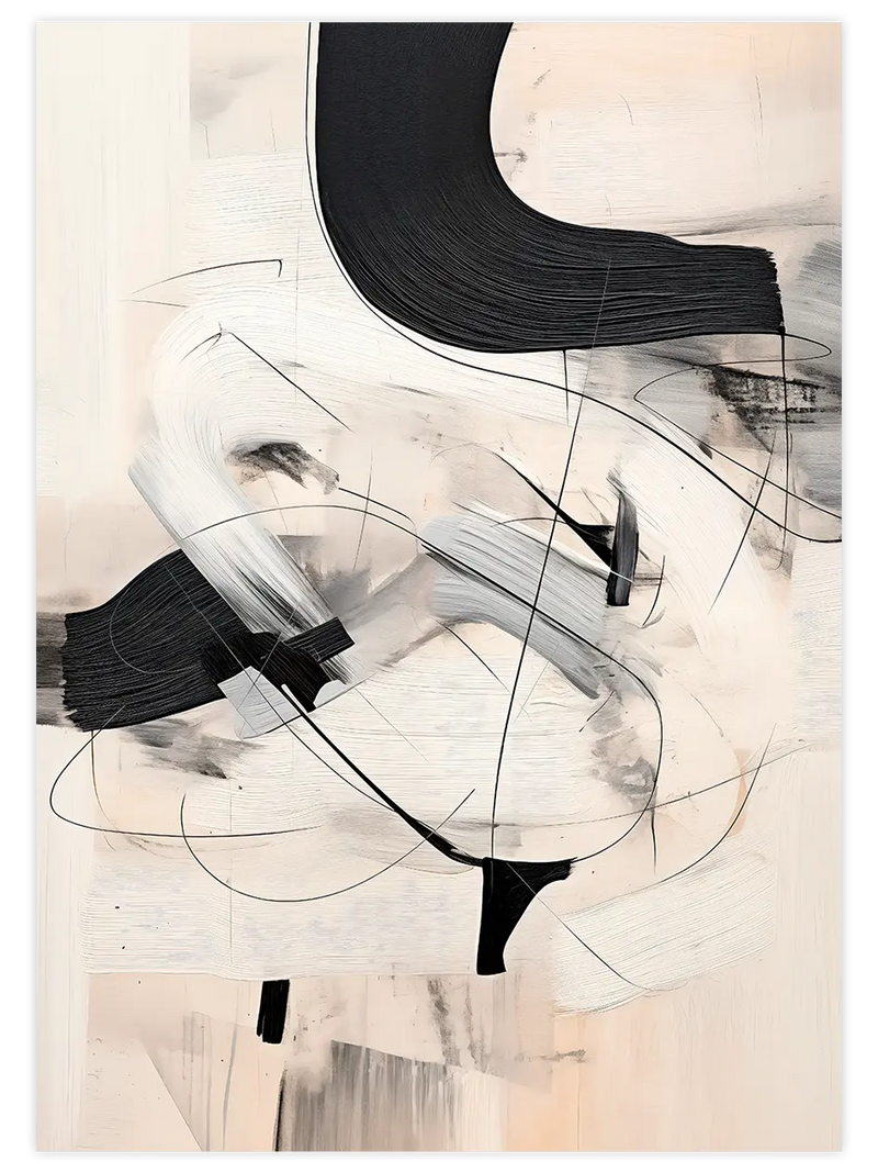 Mouvement - Art Print Sanatsal Poster