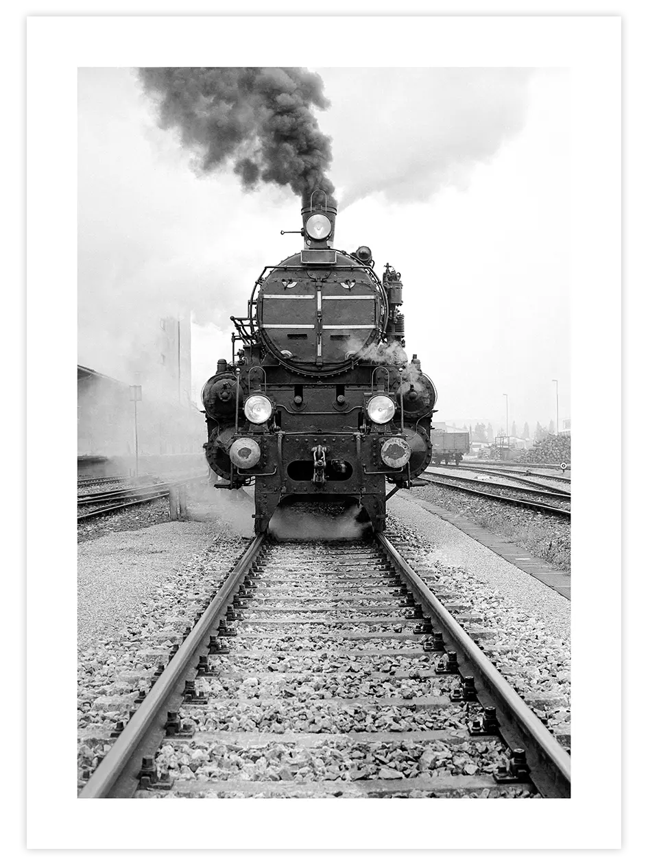 Vintage Tren - Art Print Fotoğraflar Poster