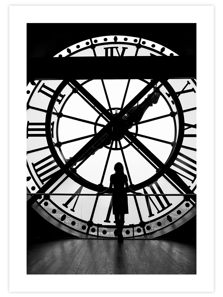 Vintage Saat - Art Print Fotoğraflar Poster