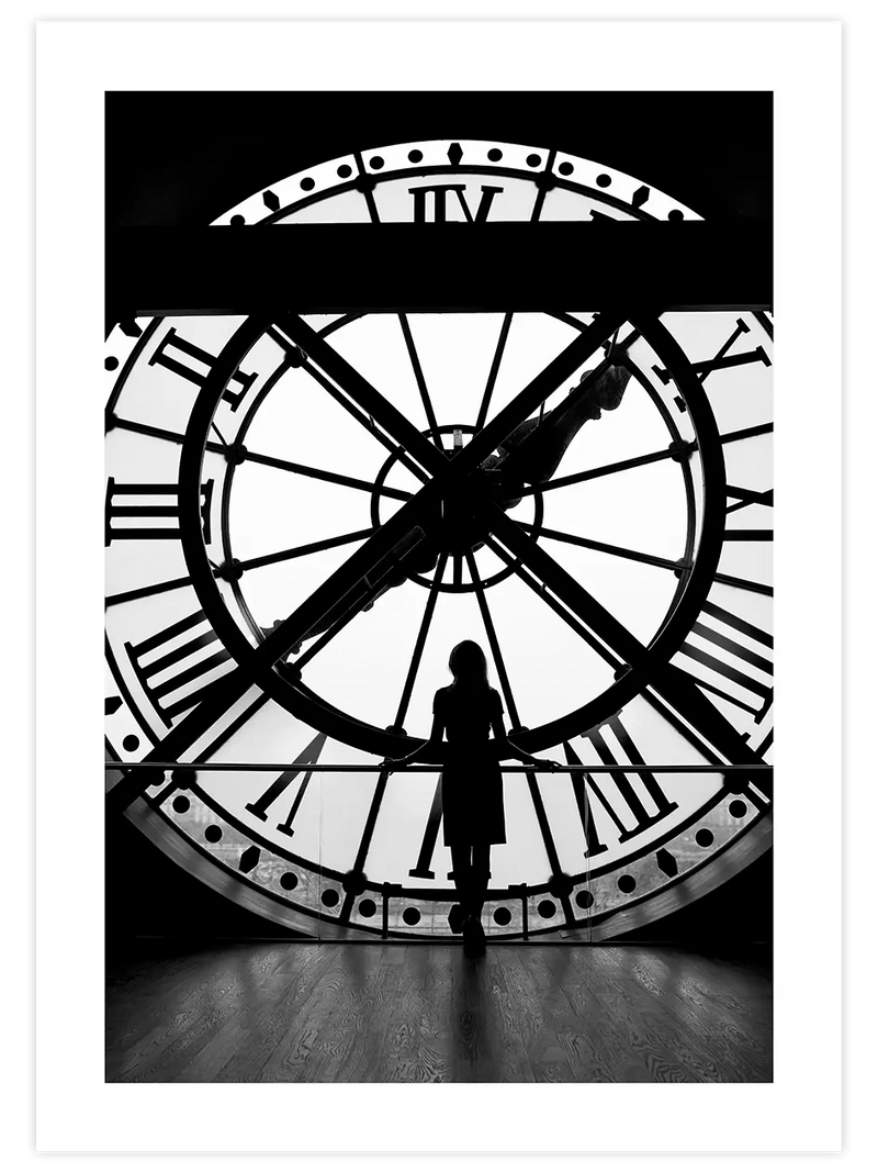 Vintage Saat - Art Print Fotoğraflar Poster