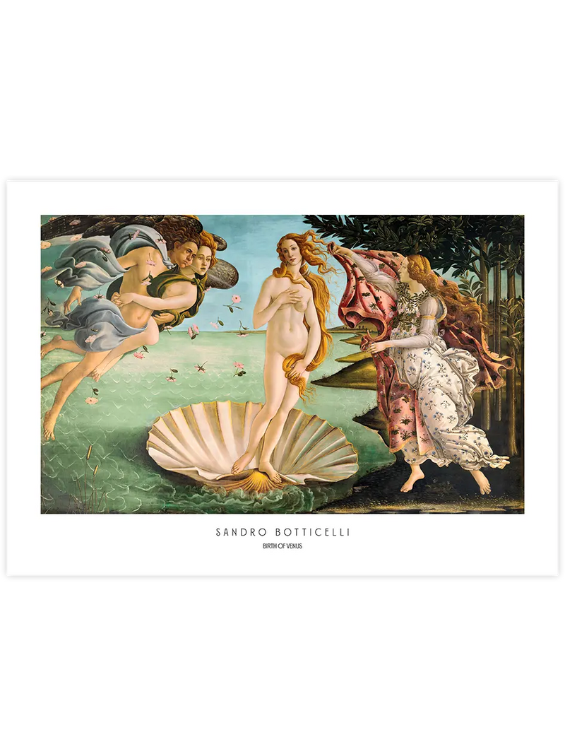 Botticelli The Birth Of Venus (Venüs’ün Doğuşu) - Art Print Ünlü Ressamlar Poster