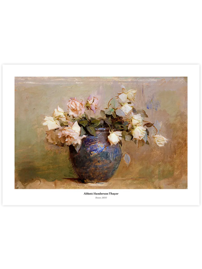 Handerson Thayer Roses - Art Print Ünlü Ressamlar Poster