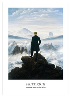 Friedrich Wanderer above the Sea of Fog - Art Print