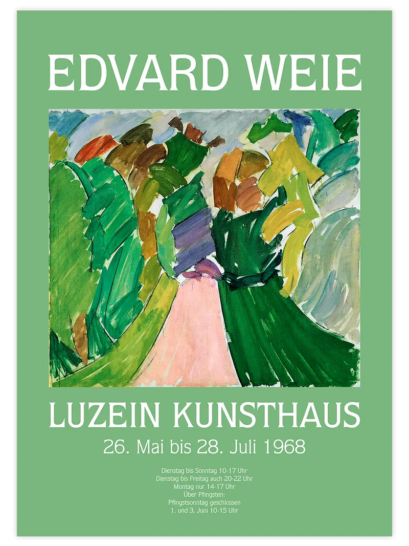 Edvard Weie Afiş - Art Print Ünlü Ressamlar Poster