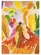 Edvard Weie Faun And Nymph - Art Print