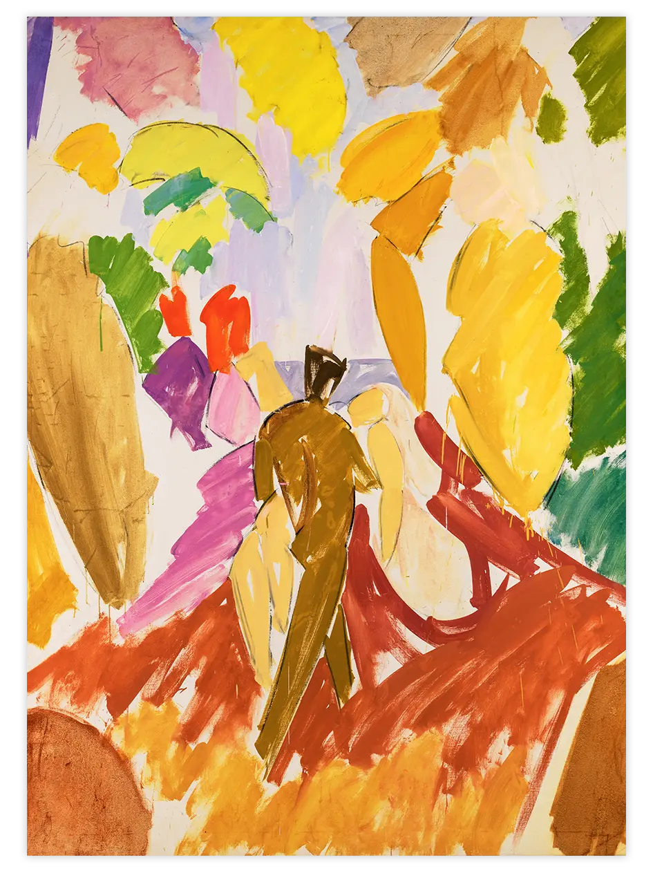 Edvard Weie Faun And Nymph - Art Print