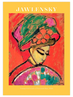 Jawlensky Young Girl with a Flowered Hat - Art Print