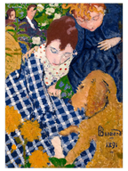 Pierre Bonnard Woman with Dog - Art Print