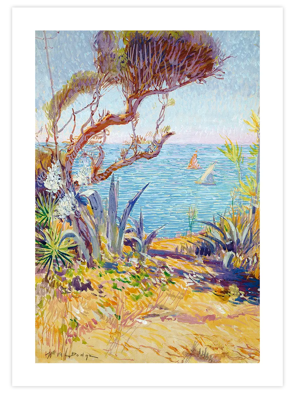 Paysage Méditerranéen - Art Print Ünlü Ressamlar Poster