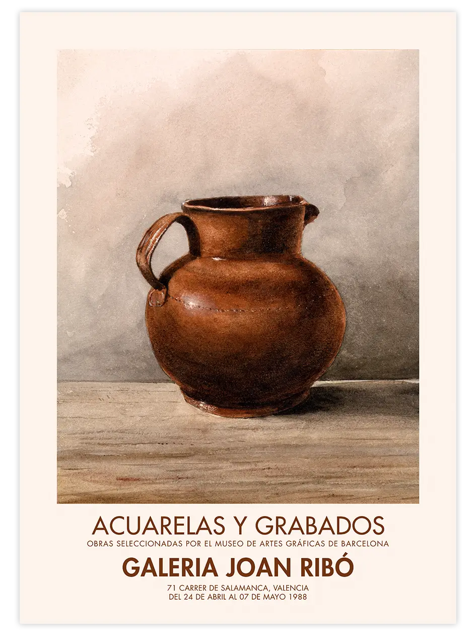Galeria Joan Ribo Afiş - Art Print Ünlü Ressamlar Poster