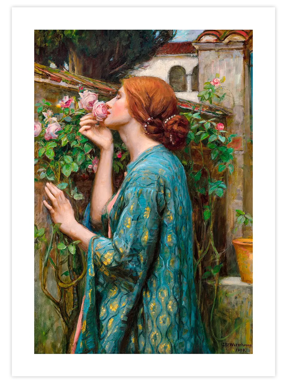 William Waterhouse My Sweet Rose - Art Print Ünlü Ressamlar Poster