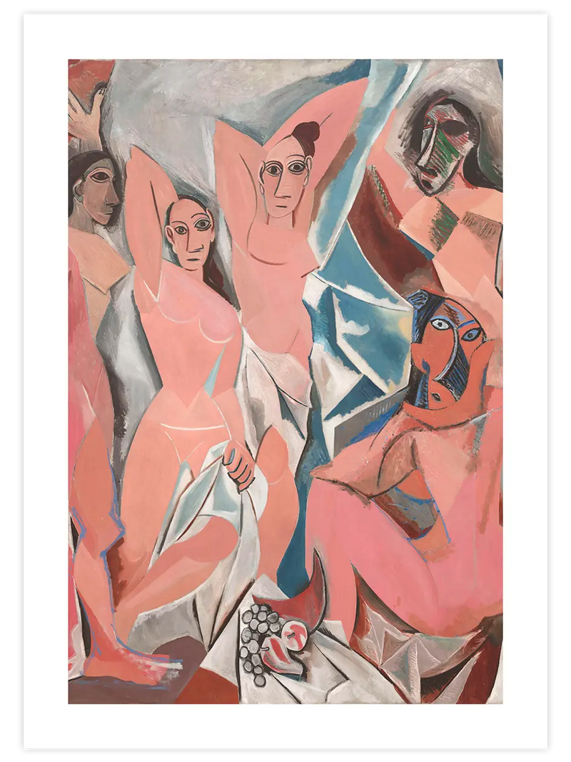 Pablo Picasso Les Demoiselles d'Avignon - Art Print Ünlü Ressamlar Poster