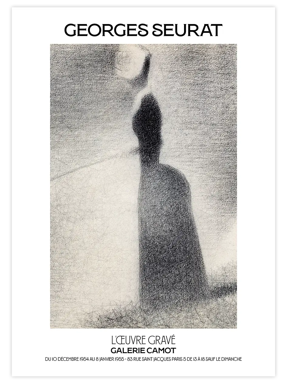 Georges Seurat Afiş N3 - Art Print Ünlü Ressamlar Poster