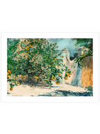 Winslow Homer Orange Trees and Gate - Art Print