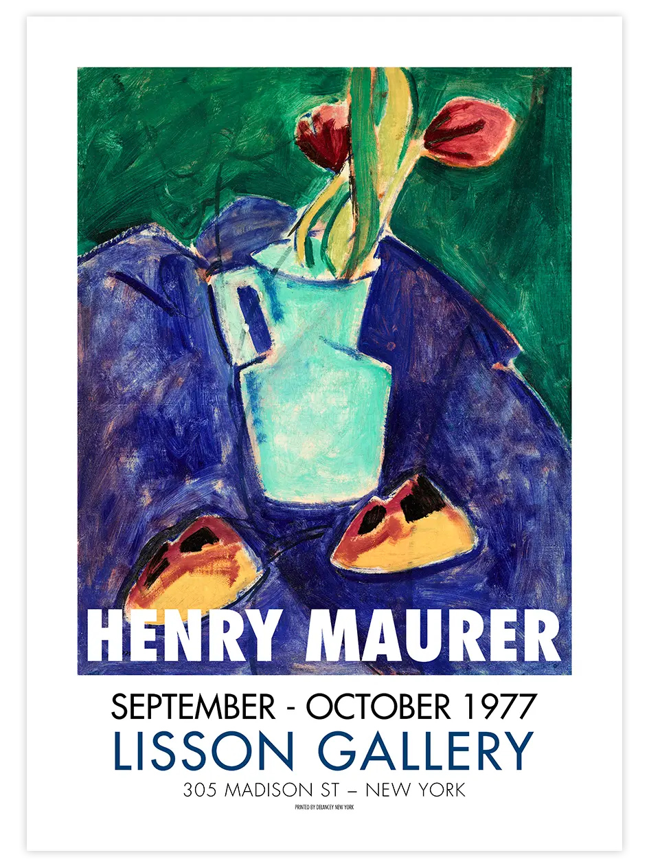 Henry Maurer Afiş - Art Print Ünlü Ressamlar Poster