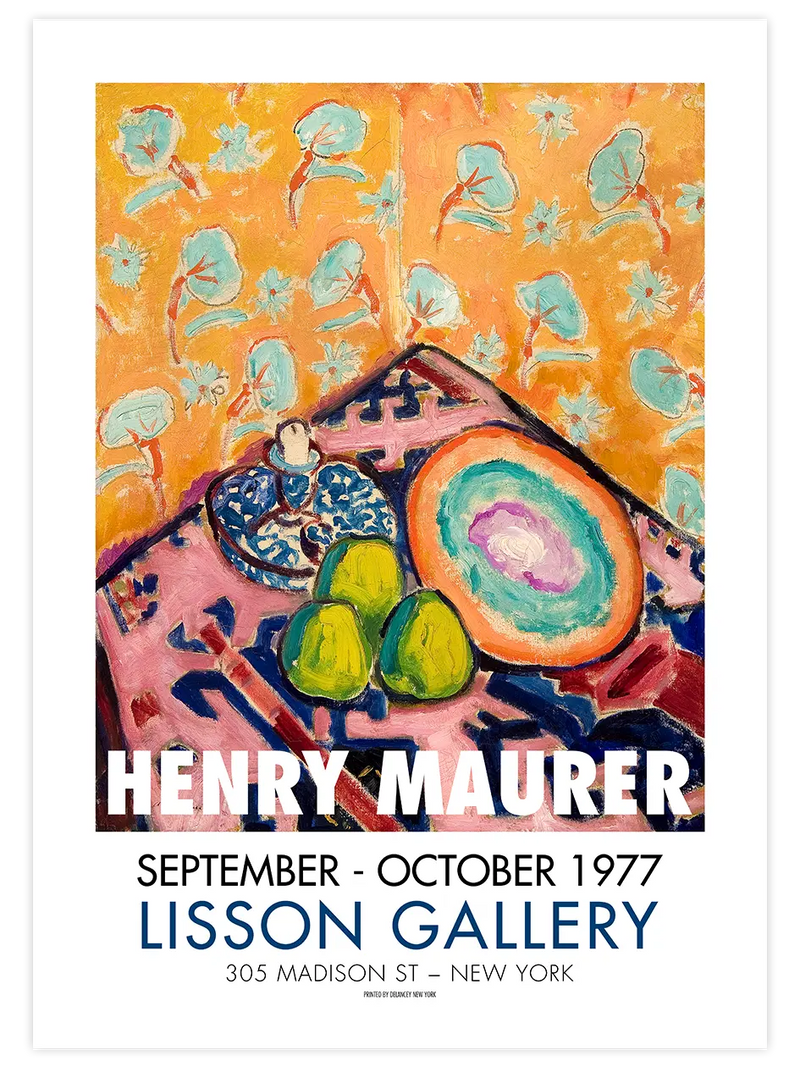 Henry Maurer Afiş N3 - Art Print Ünlü Ressamlar Poster