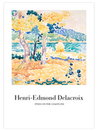 Delacroix Pines On The Coastline - Art Print