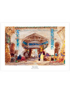 Felix Ziem Bazaar In Constantinople - Art Print