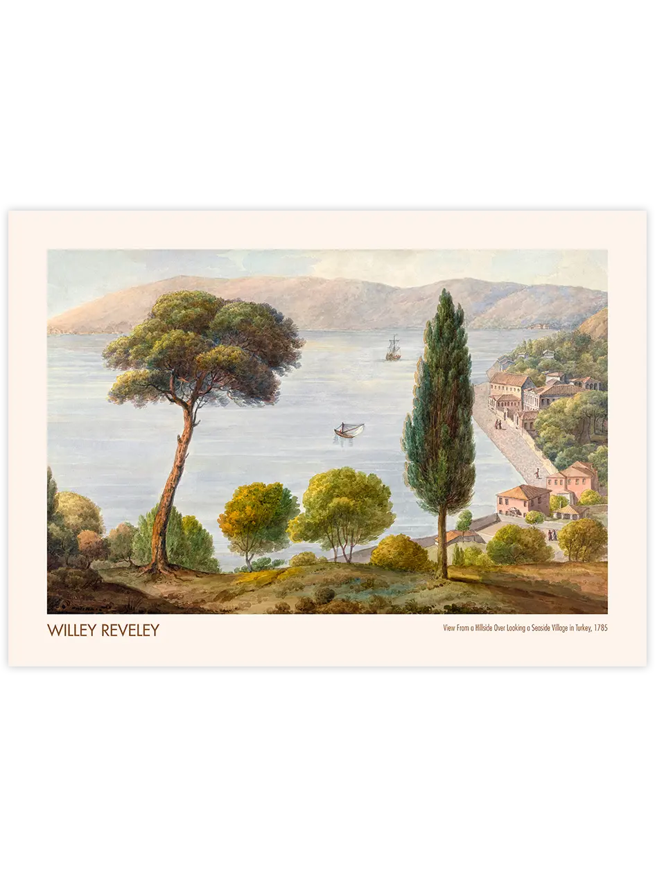 Village in Turkey, Willey Reveley - Art Print Ünlü Ressamlar Poster