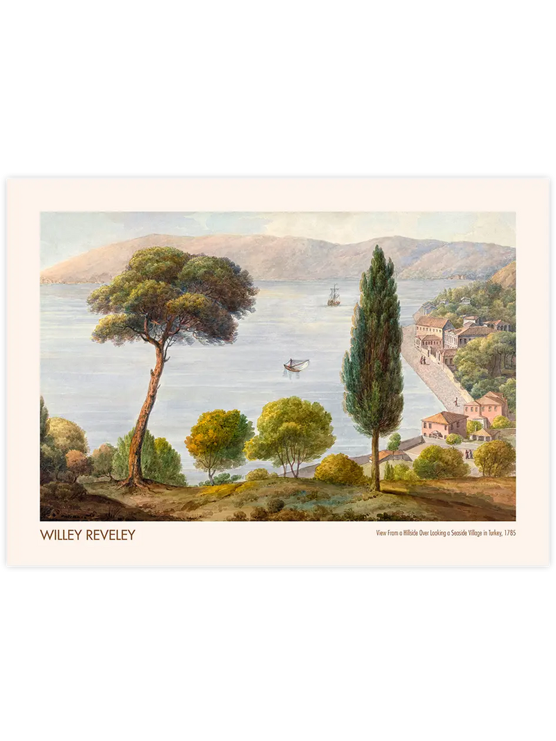 Village in Turkey, Willey Reveley - Art Print Ünlü Ressamlar Poster