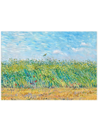 Van Gogh Wheatfield with a Lark - Art Print