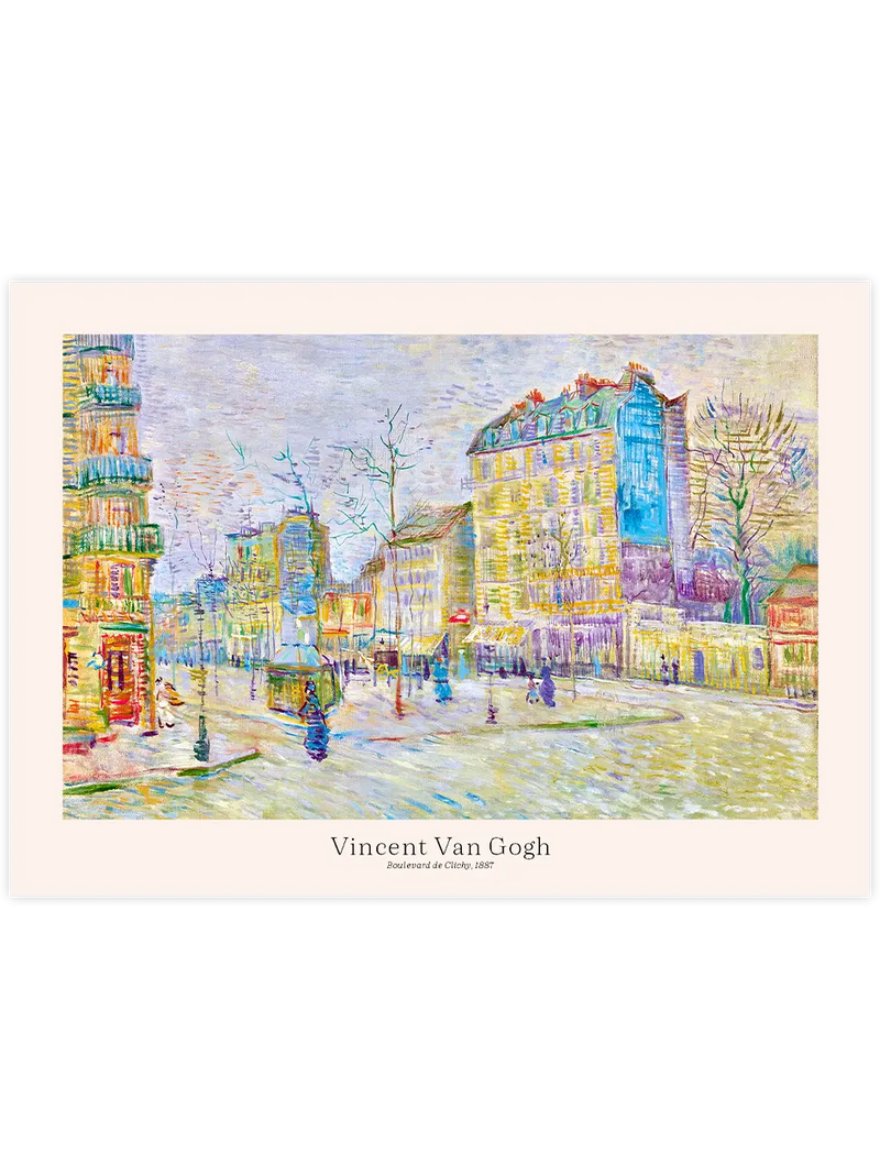 Van Gogh Boulevard de Clichy - Art Print Ünlü Ressamlar Poster