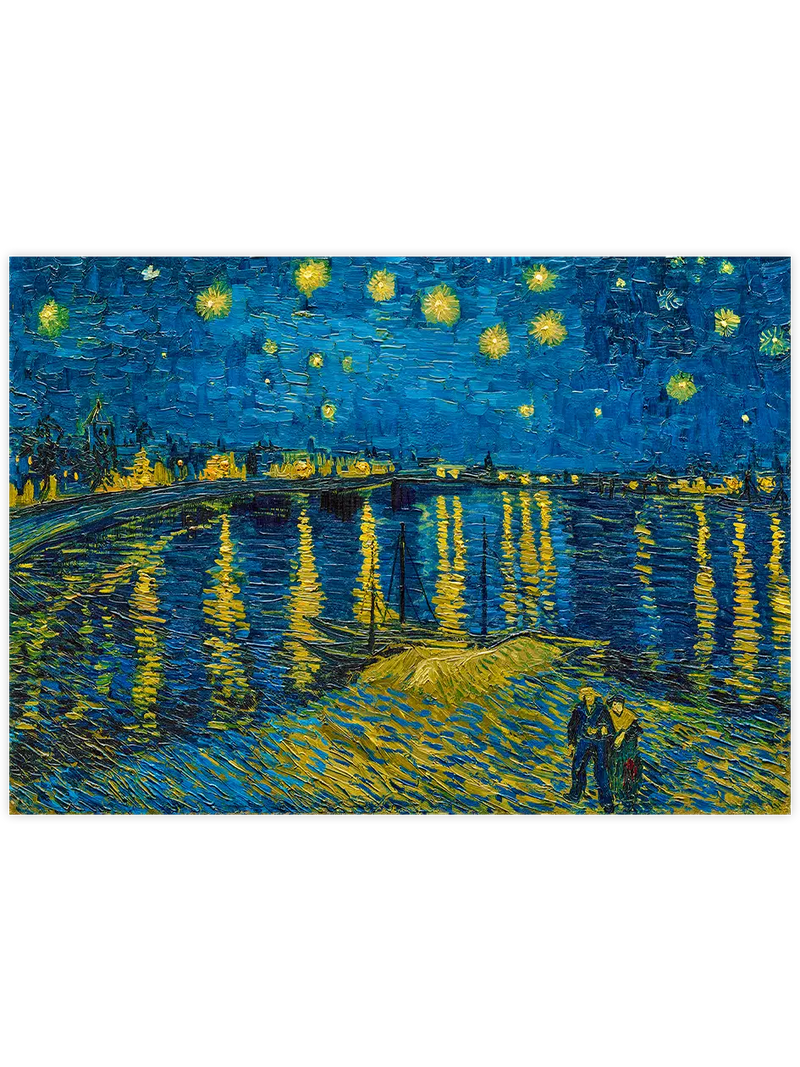 Van Gogh Starry Night Over the Rhone - Art Print Ünlü Ressamlar Poster