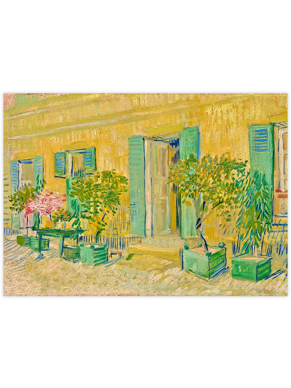 Van Gogh Exterior of a Restaurant in Asnières - Art Print Ünlü Ressamlar Poster