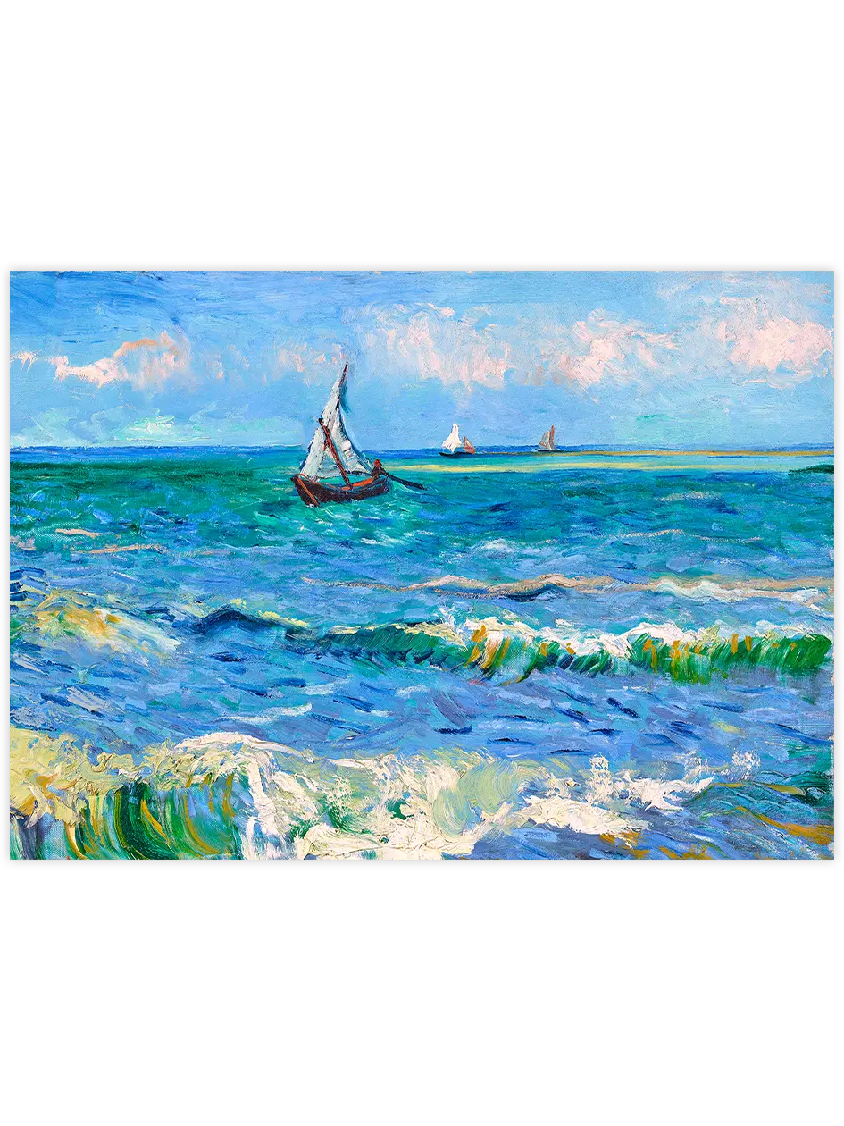 Van Gogh Les Saintes-Maries - Art Print Ürün ana görseli