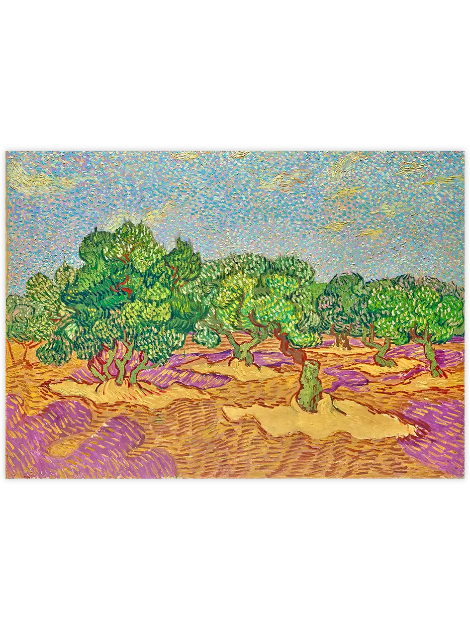 Van Gogh Olive Grove - Art Print Ünlü Ressamlar Poster