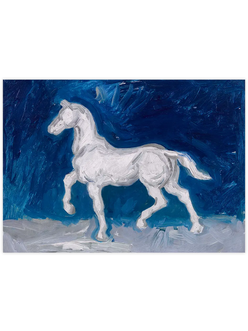 Van Gogh Statuette of a Horse - Art Print Ünlü Ressamlar Poster
