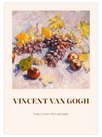 Van Gogh Grapes And Apples - Art Print