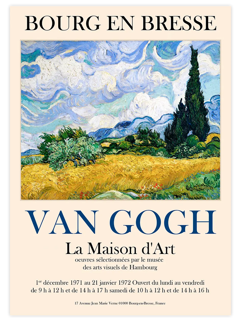 Van Gogh Afiş N3 - Art Print Ünlü Ressamlar Poster