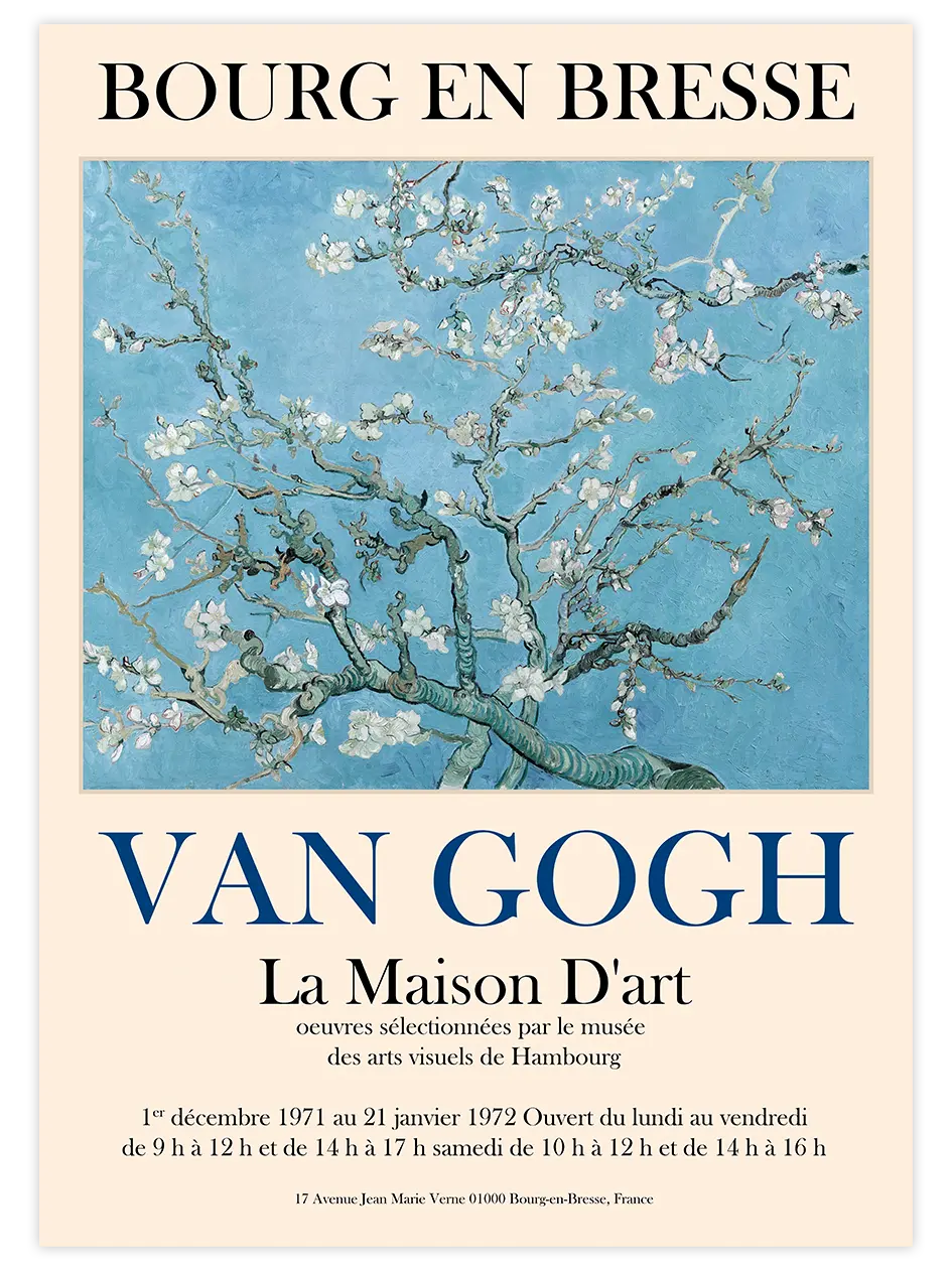 Van Gogh Afiş N2 - Art Print Ünlü Ressamlar Poster