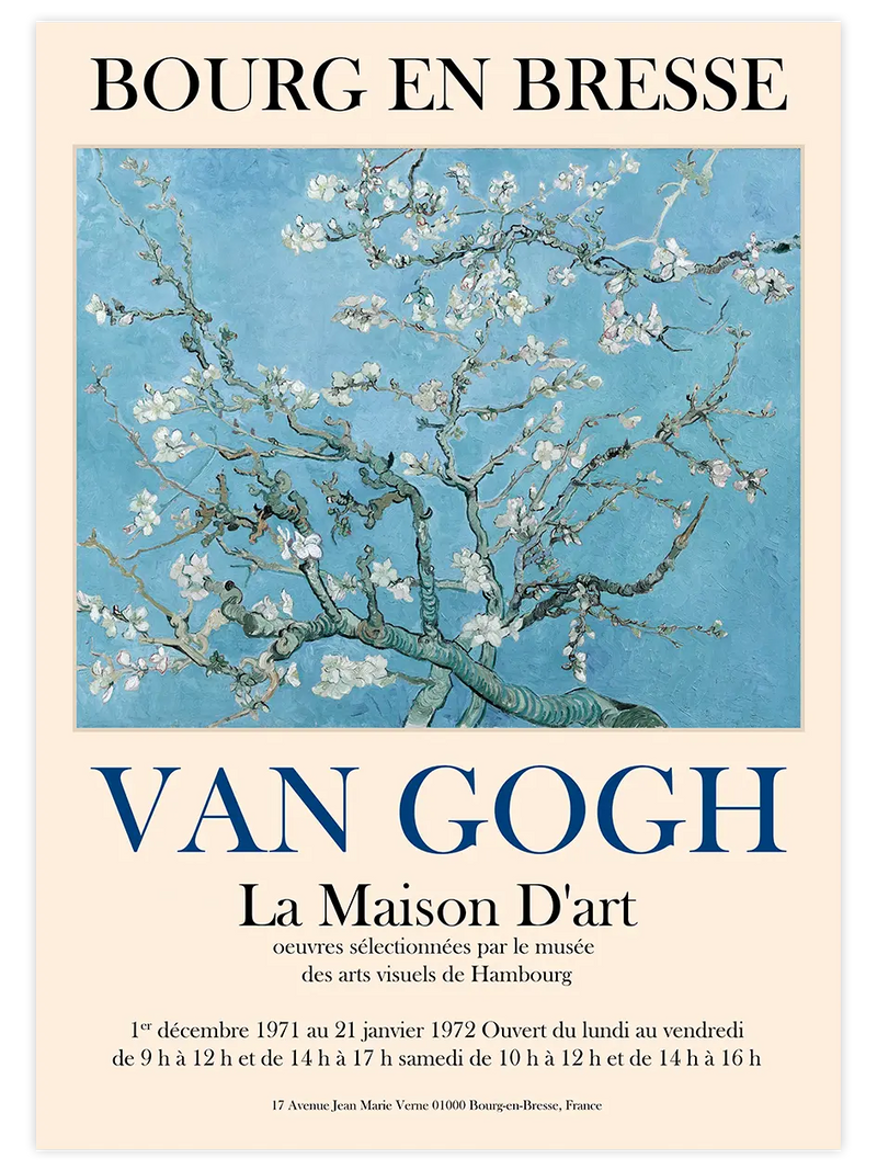Van Gogh Afiş N2 - Art Print Ünlü Ressamlar Poster