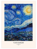 Van Gogh The Starry Night (Yıldızlı Gece) - Art Print