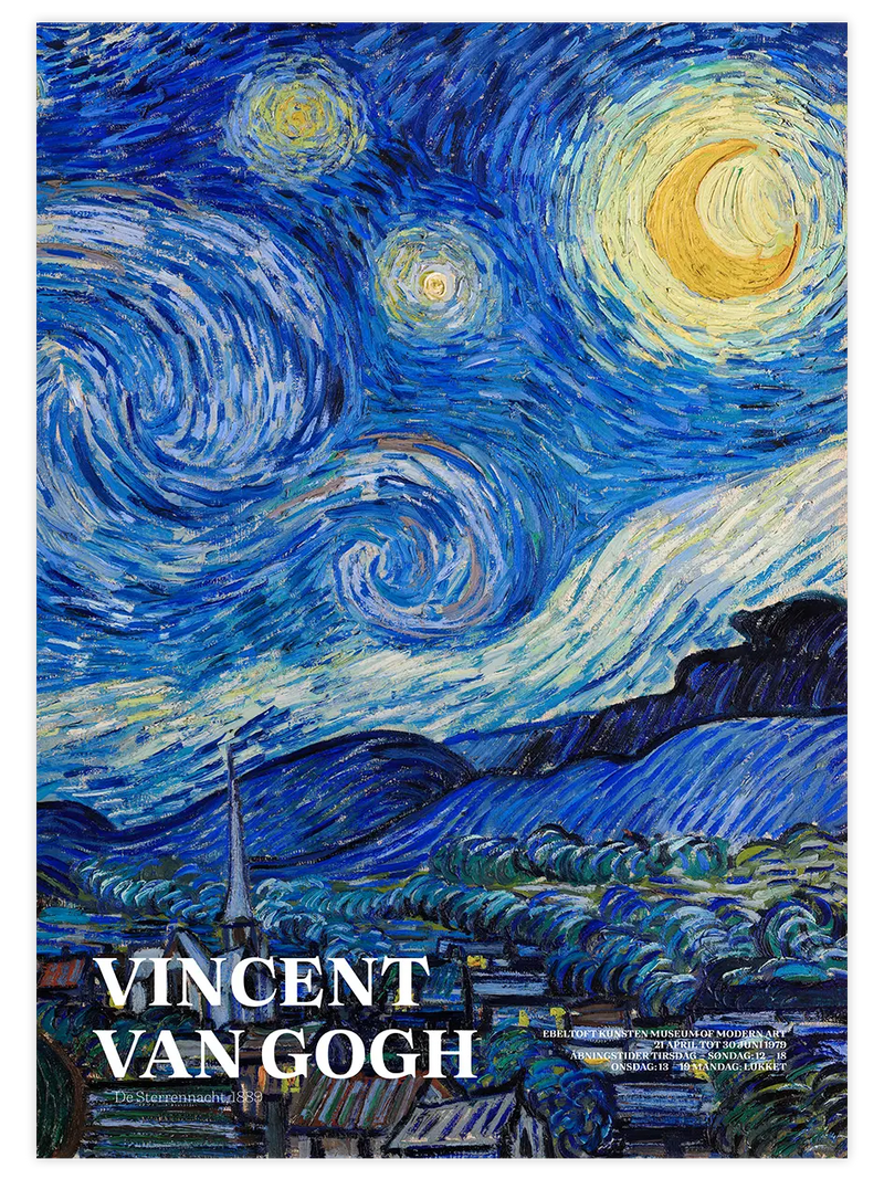 Van Gogh Afiş N12 - Art Print Ünlü Ressamlar Poster