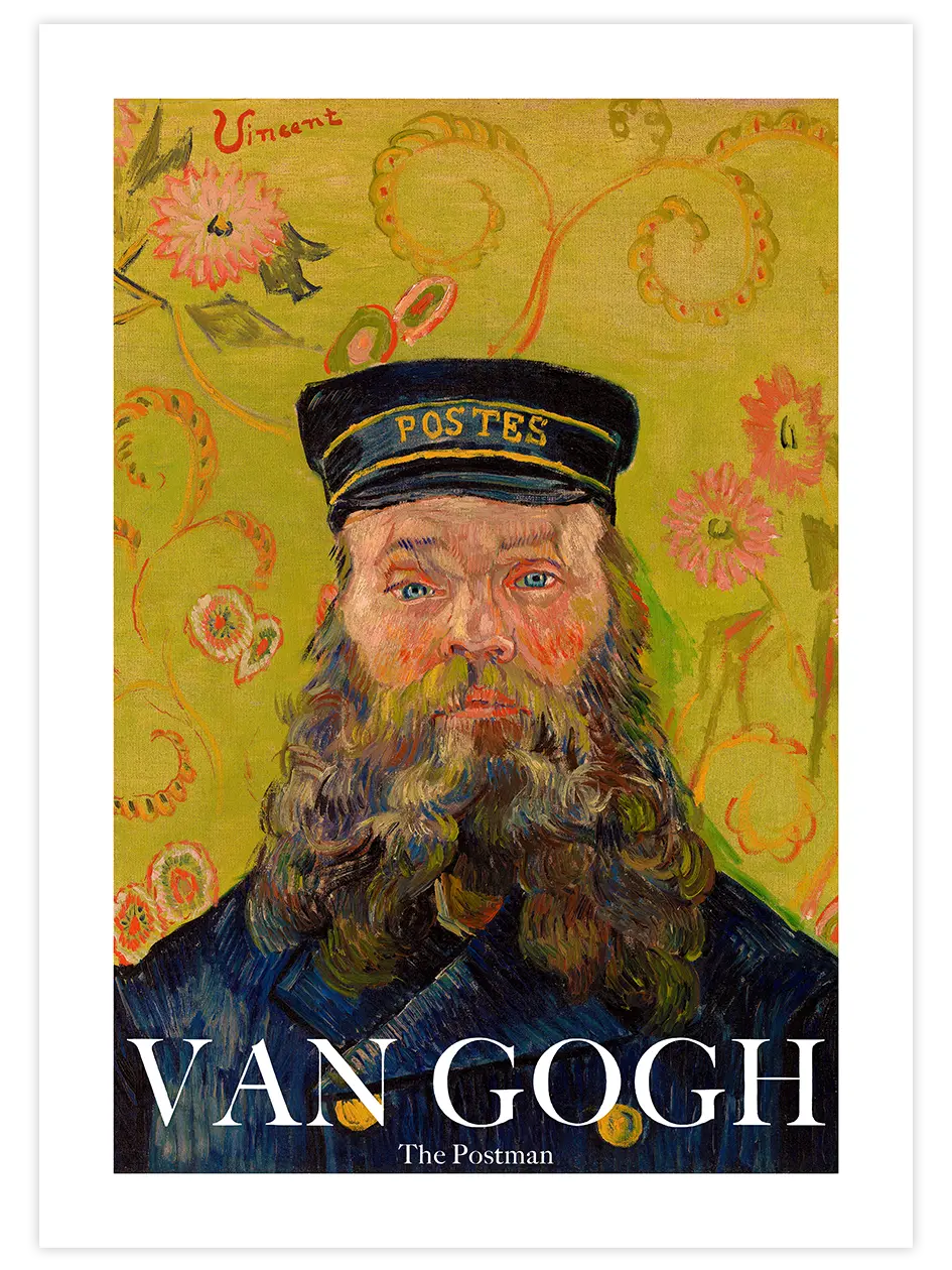 Van Gogh The Postman - Art Print Ünlü Ressamlar Poster