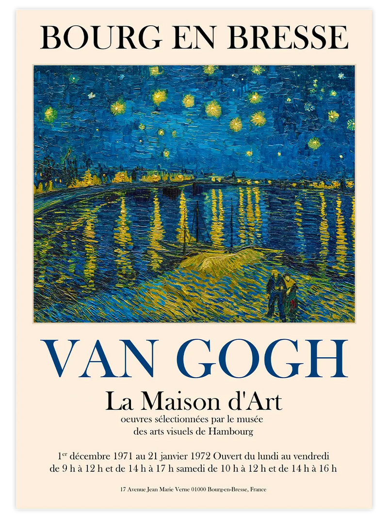 Van Gogh Afiş N4 - Art Print Ünlü Ressamlar Poster