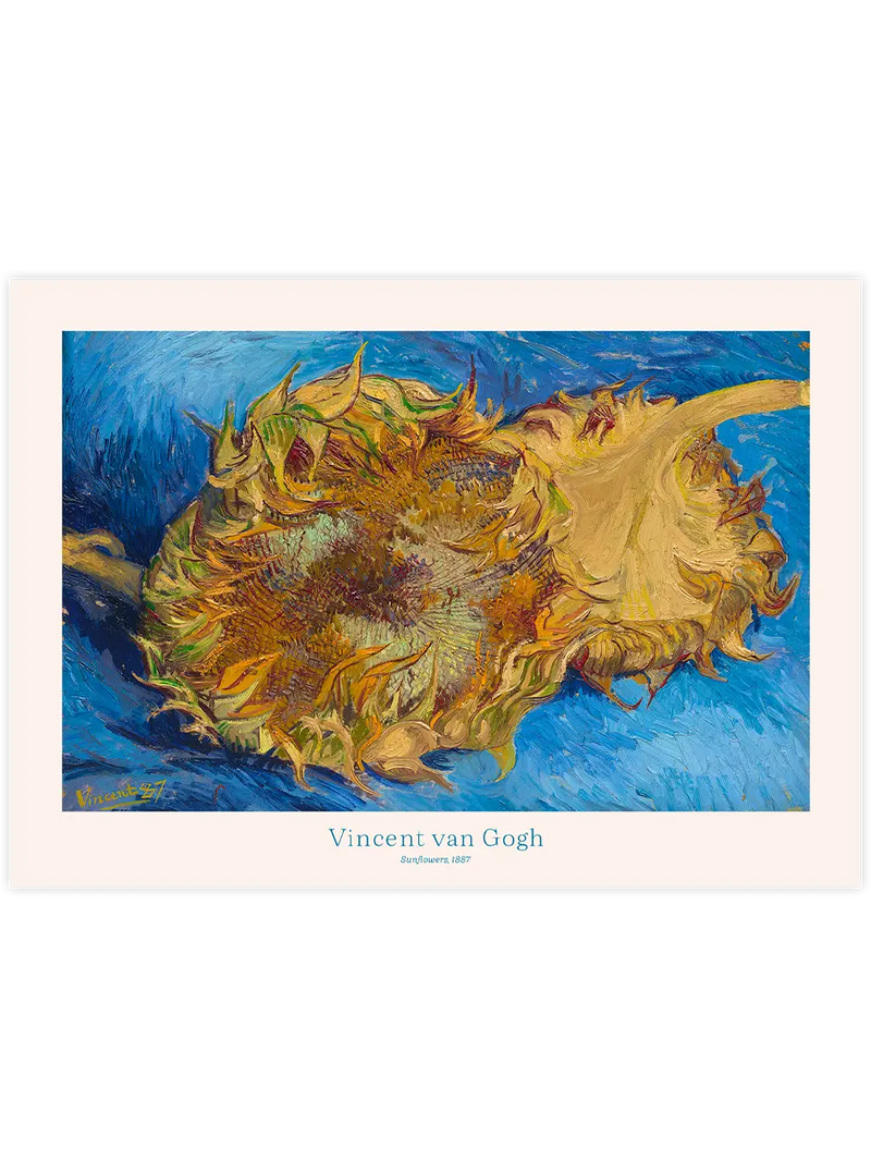 Van Gogh Sunflowers (Ayçiçekleri) - Art Print Ünlü Ressamlar Poster