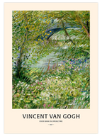 Van Gogh River Bank - Art Print