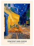 Van Gogh Gece Kahvesi N3 - Art Print